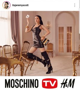 Gigi in Moschino per H&M che si preannuncia ricca di dettagli, caratteristica che ha sempre contraddistinto il Brand!